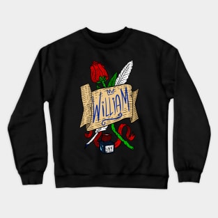 william, personalized gift, name art. Crewneck Sweatshirt